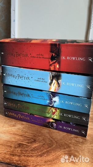 Книги Гарри Поттер на английском, 1-5 части