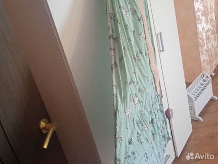 Платье кантри летнее в пол хлопок