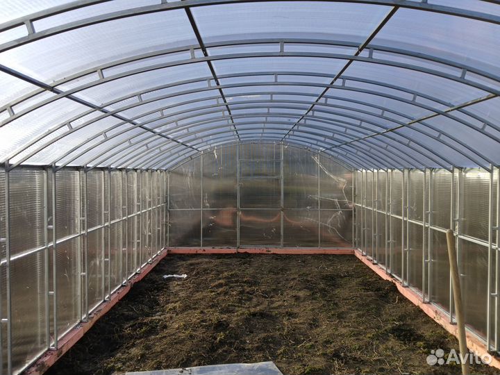 Теплица прямостенная 4 на 8