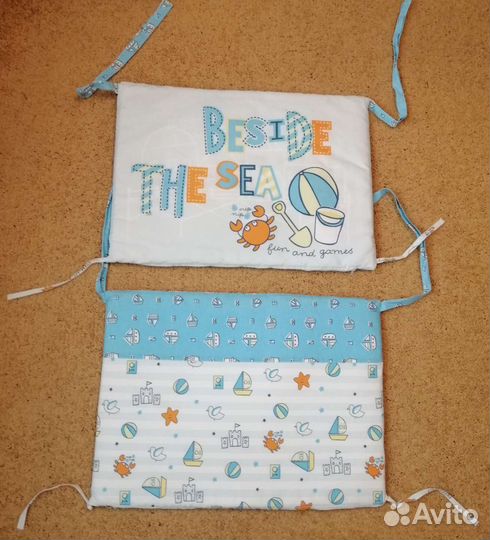 Комплект в детскую кроватку с балдахином