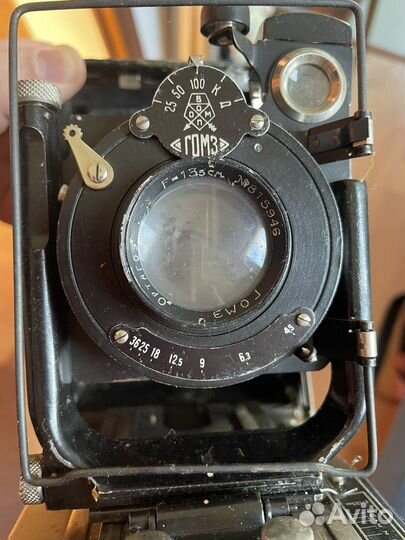 Старинный фотоаппарат