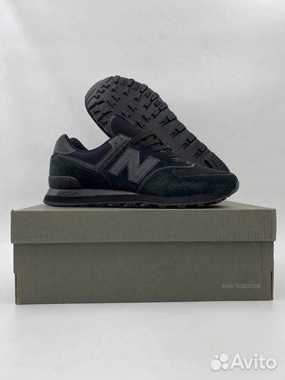 Кроссовки New Balance 574 Black (Premium)