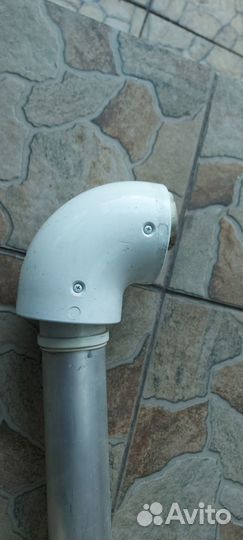 Труба на котёл колонку. Турбо