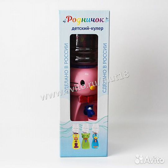 Детский кулер Кошка цвет розовый