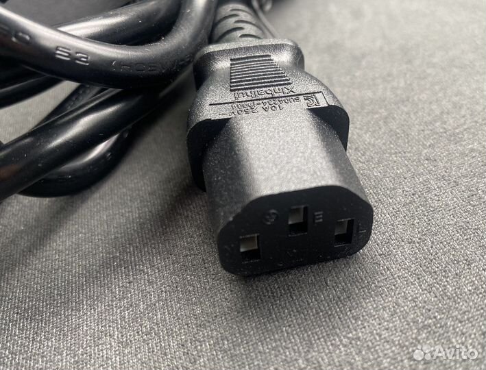 Кабель питания черный новый