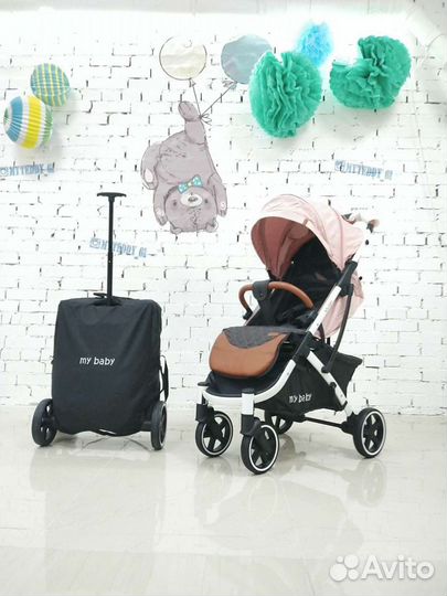 Прогулочная коляска детская книжка babalo, yoya