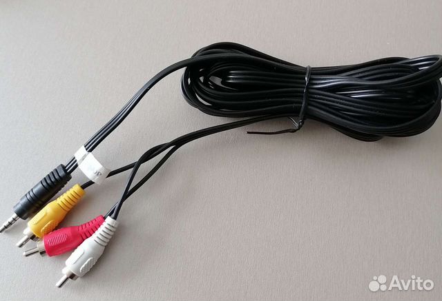 Кабель jack 3.5 * 3 RCA длина 3м