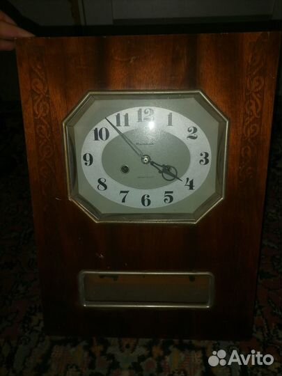 Часы янтарь СССР с боем настенные