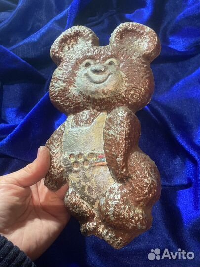 Мишка олимпийский-сувенир эпохи СССР