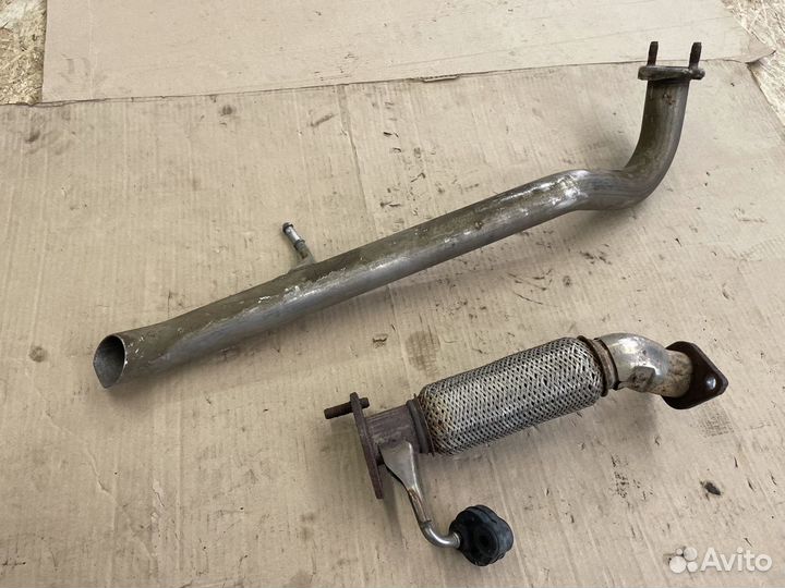 Гофра с трубой глушителя Киа Соул 2 PS дизель