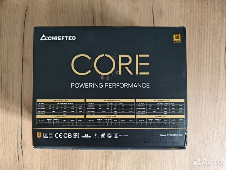 Блок питания Chieftec Core 600W