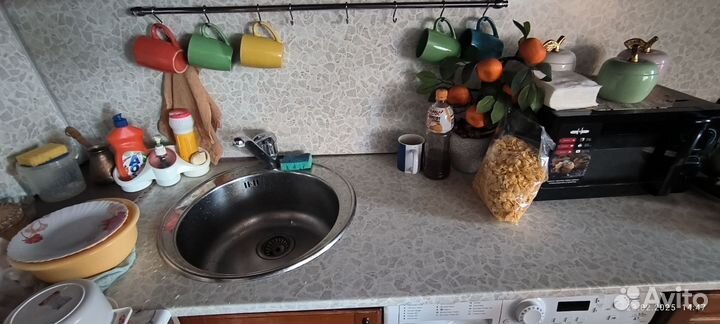 Столешница, фартук, раковина, смеситель