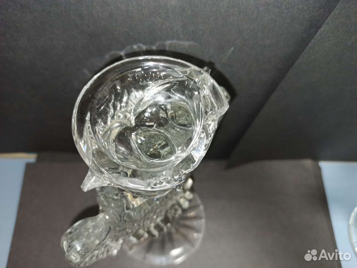 Хрустальный подсвечник для одной свечи сова