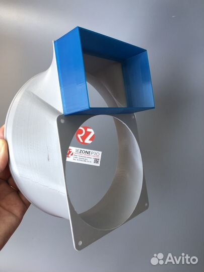 Фланец для Whatsminer гофра 200