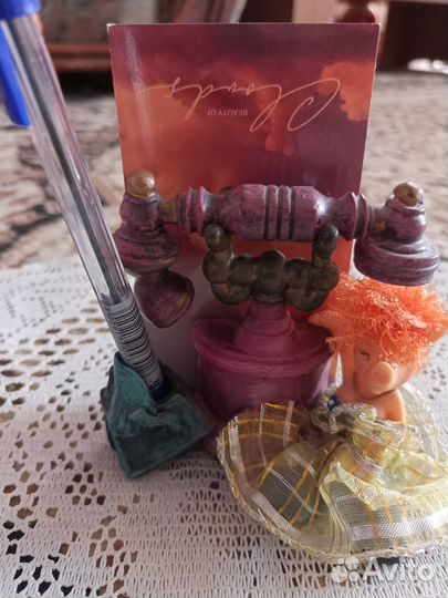 Подставка для ручки и блокнота. Сувенир