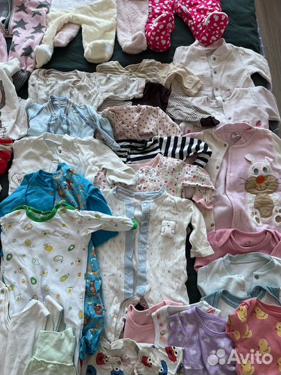 Вещи пакетом на девочку 62-68