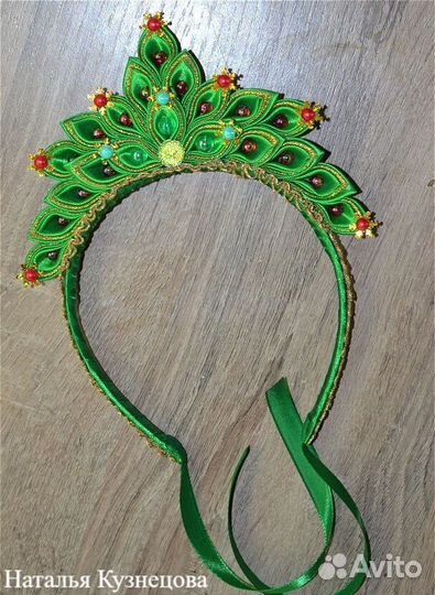 Корона, ободок для новогоднего образа 