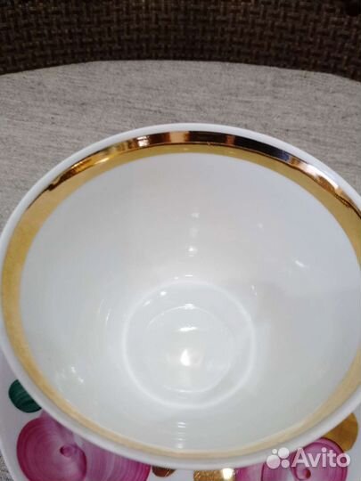 Чашка блюдце дулева