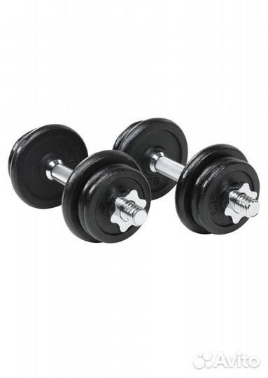 Гантели разборные 2 шт по 10 кг (кейс 20 кг)