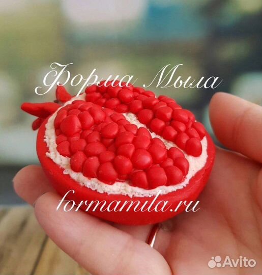 Силиконовые формы для мыла Фрукты