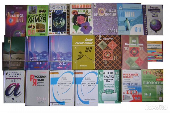 Список и цены внутри. 10-11 и 11 классов