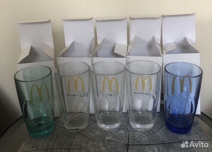 Коллекция стаканов Макдональдс
