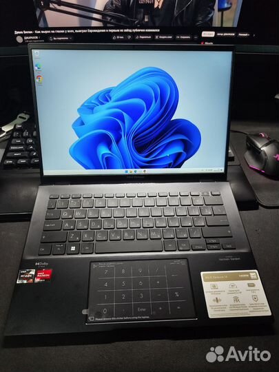 Новый ноутбук Asus zenbook 14 r7/16/1tb