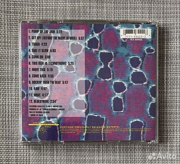 Technotronic - Pump Up The Jam CD USA