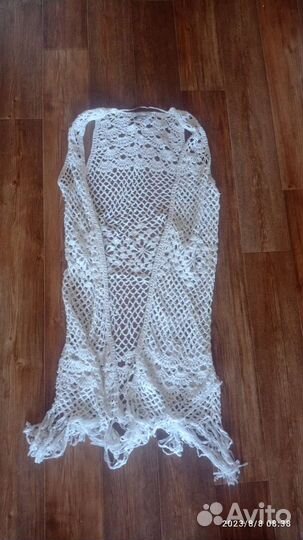 Вязаная накидка