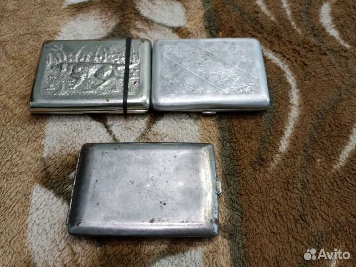 3 портсигара СССР