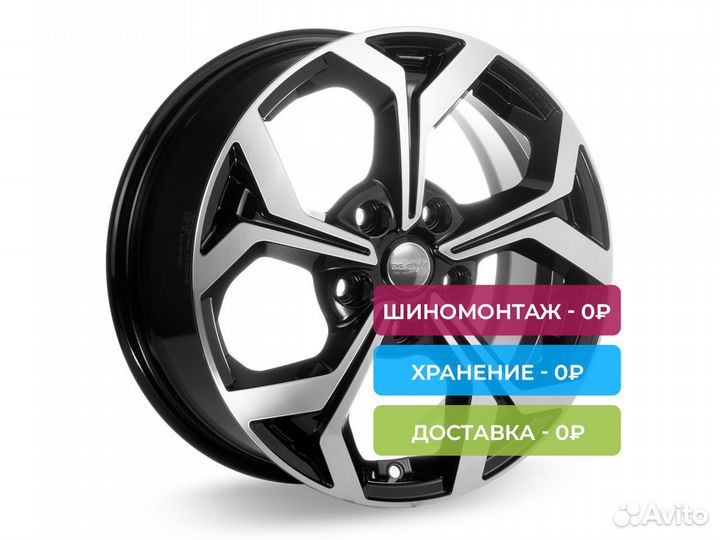 R16 5x114,3 6,5J ET50 67,1 К&К кс878 Алмаз чёрный