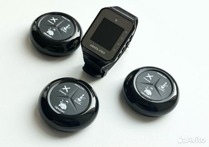 Кнопка вызова официанта/кальянщика с часами