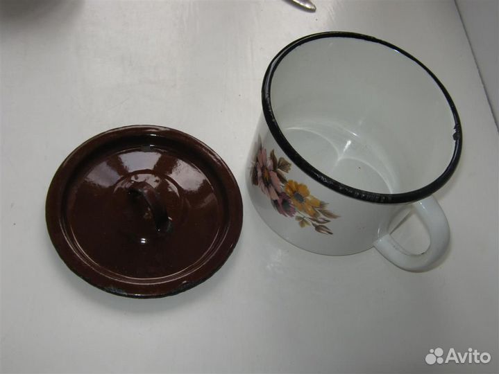 Посуда СССР дуршлаг, миски, половники