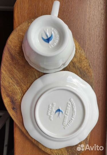 Чайная пара с ласточками