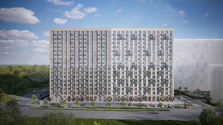 2-к. квартира, 53,5 м², 5/17 эт.