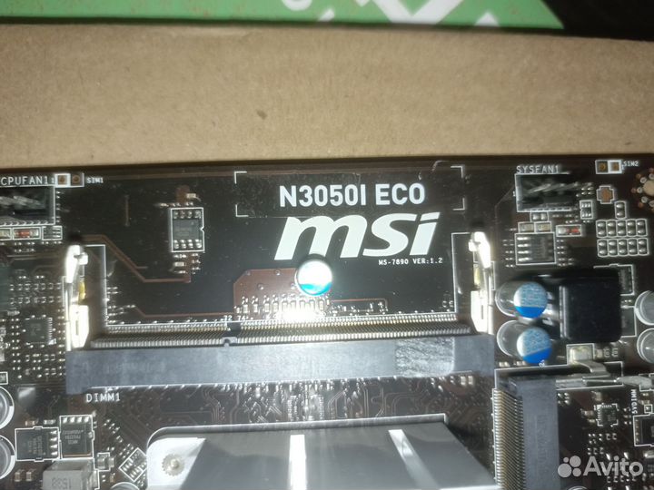 Материнская плата msi n3050i eco