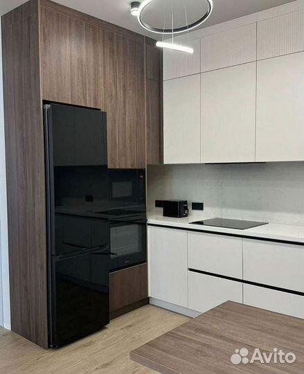 Кухня прямая лаконичный стиль