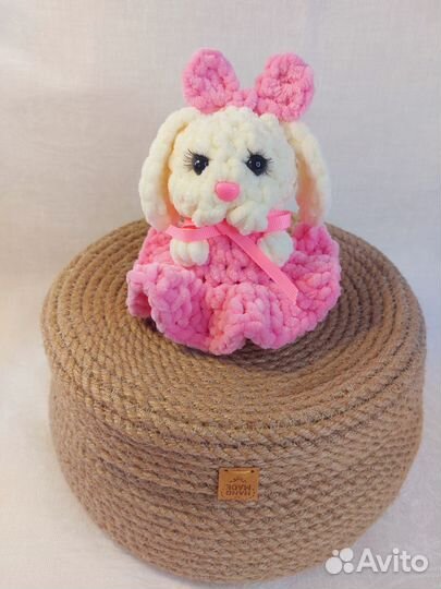 Игрушка мягкая Зайка