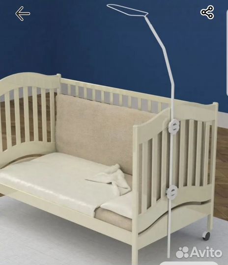 Держатель для балдахина и для мобиля в кроватку