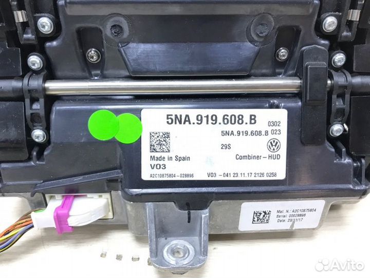 Проекция Volkswagen Tiguan 2 2018