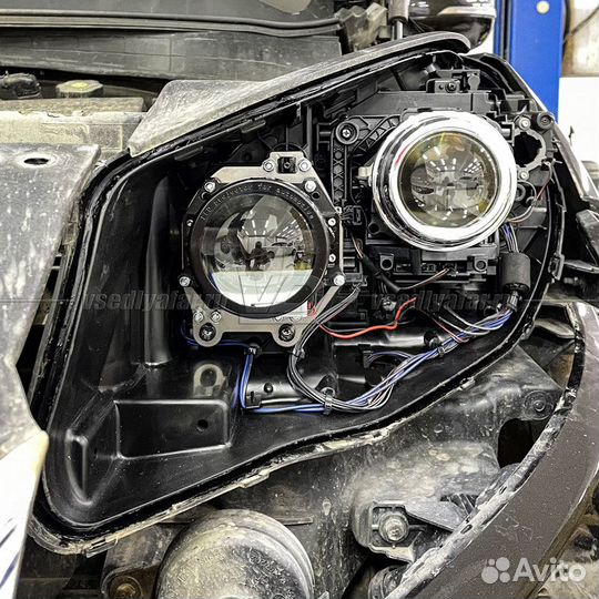 Переходные рамки для замены линз дальнего света в