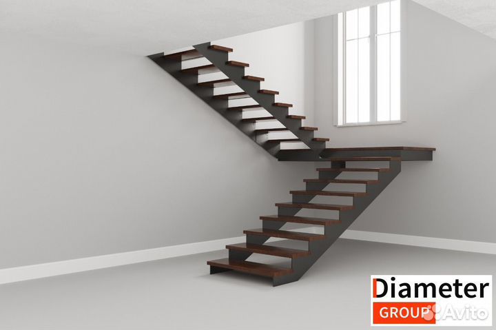 Изготовление лестницы на сварном каркасе