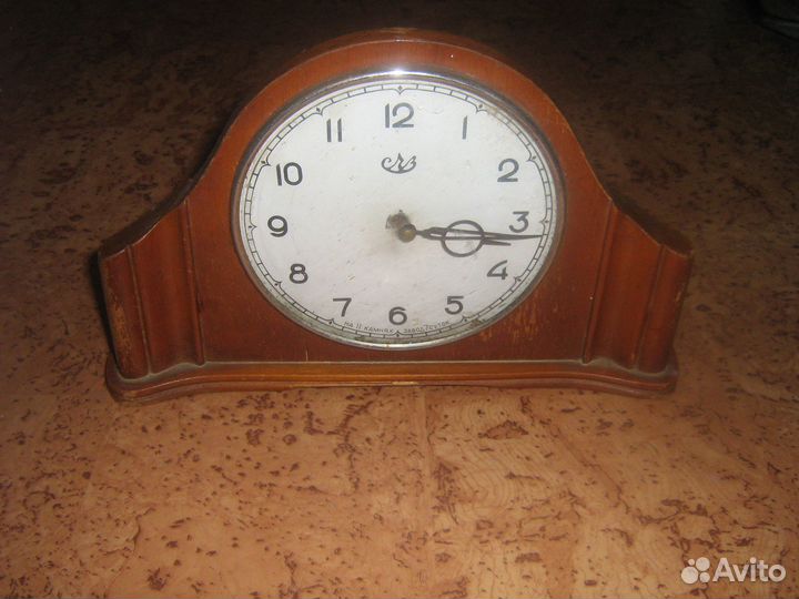 Часы настольные каминные счз СССР 11 камней