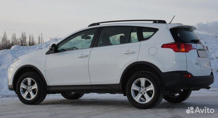 Рейлинги toyota RAV4 2013- черные