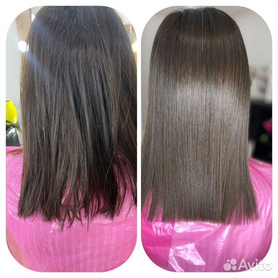 Кератин ботокс волос