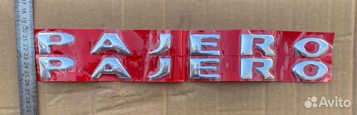 3D наклейки Pajero, логотип, эмблема, наклейка