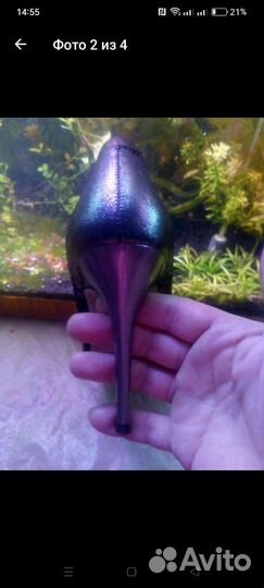 Туфли лодочки черные 37