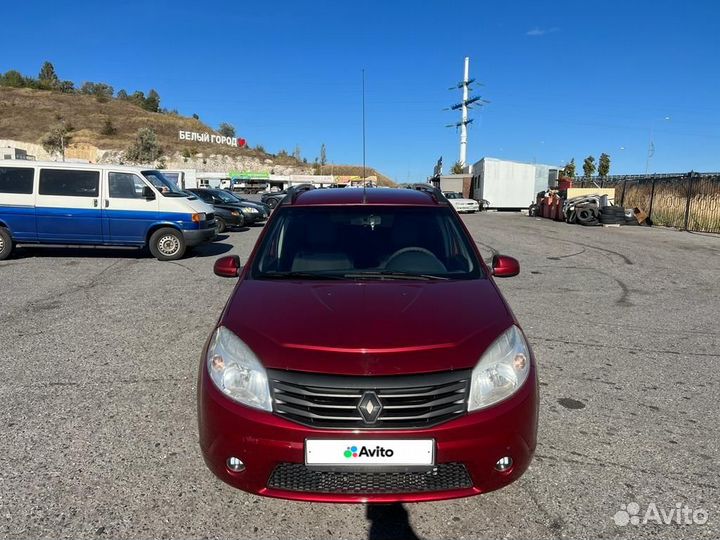 Renault Sandero 1.6 МТ, 2011, 121 000 км
