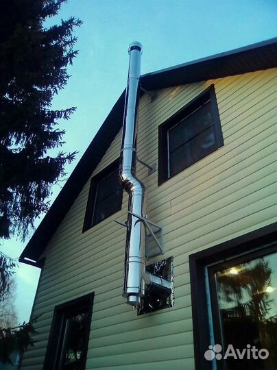 Одностенный дымоход из нержавейки (все в наличии)