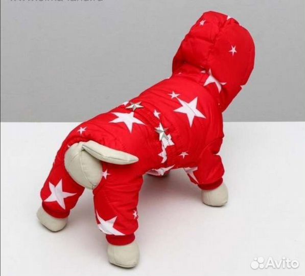 Комбинезон для маленькой собаки зима